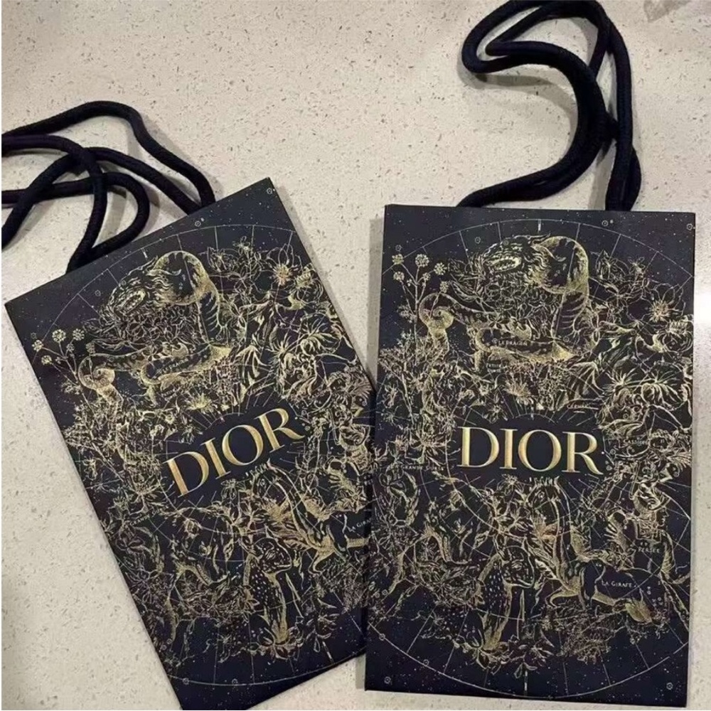 Dior paper bags
